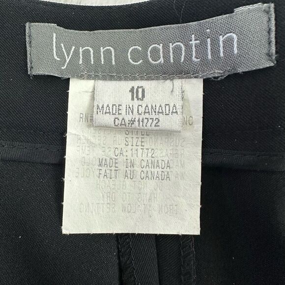 Lynn Cantin Women's 10 Rhinestone Crystal Sleeve Suit Set Black Evening Party - Picture 10 of 16